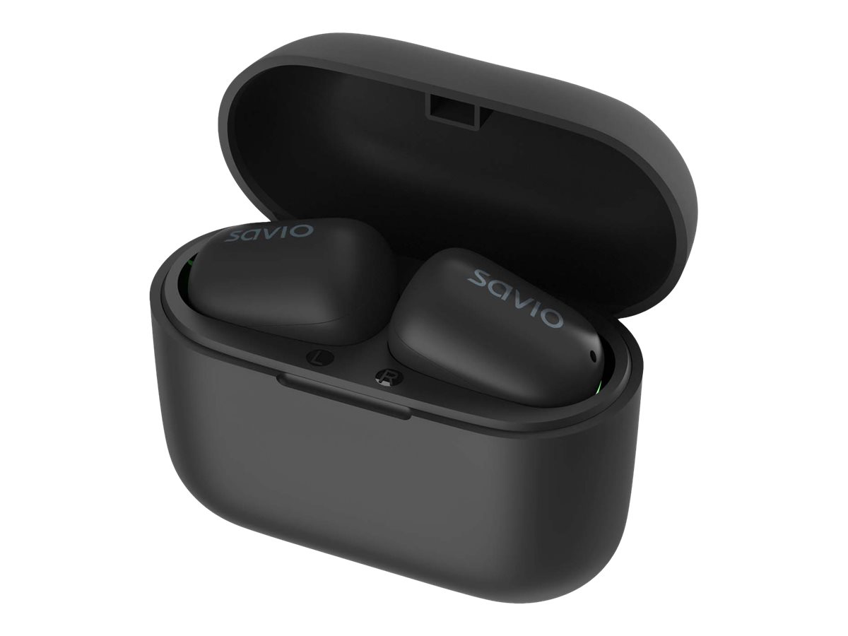 xyz - Słuchawki bezprzewodowe Savio TWS-09 Bluetooth 5.1 IPX5 z mikrofonem - abc