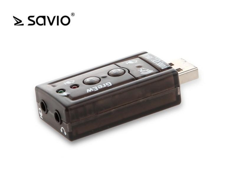 xyz - Karta dźwiękowa USB 7.1 Savio AK-01 - abc