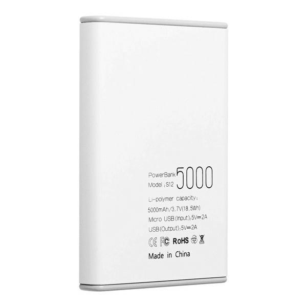 xyz - Powerbank Puridea S12 5000mAh biały - abc