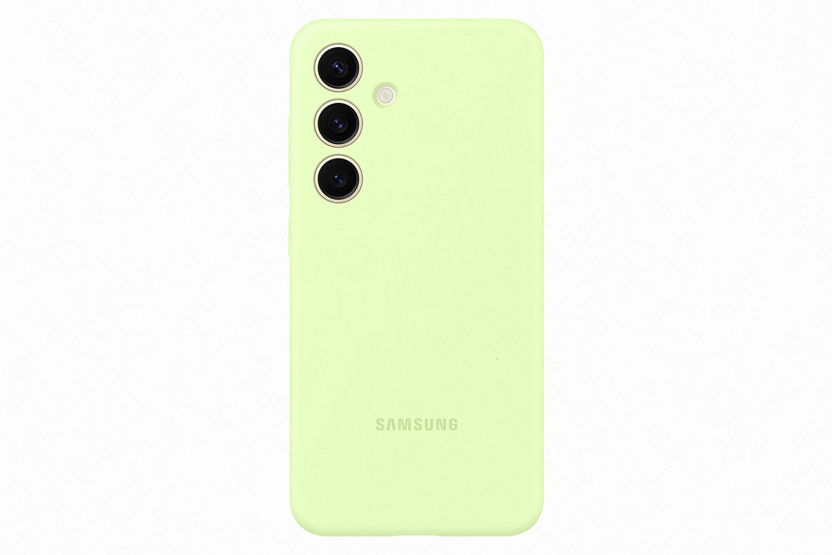 Etui Samsung Silicone Case Galaxy S24 jasnozielone