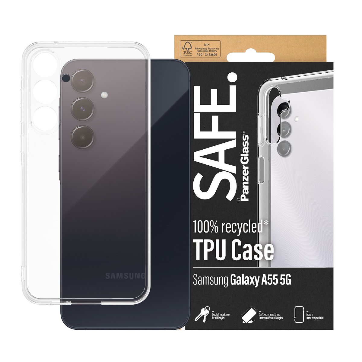 xyz - Etui PanzerGlass Safe Galaxy A55 5G - abc