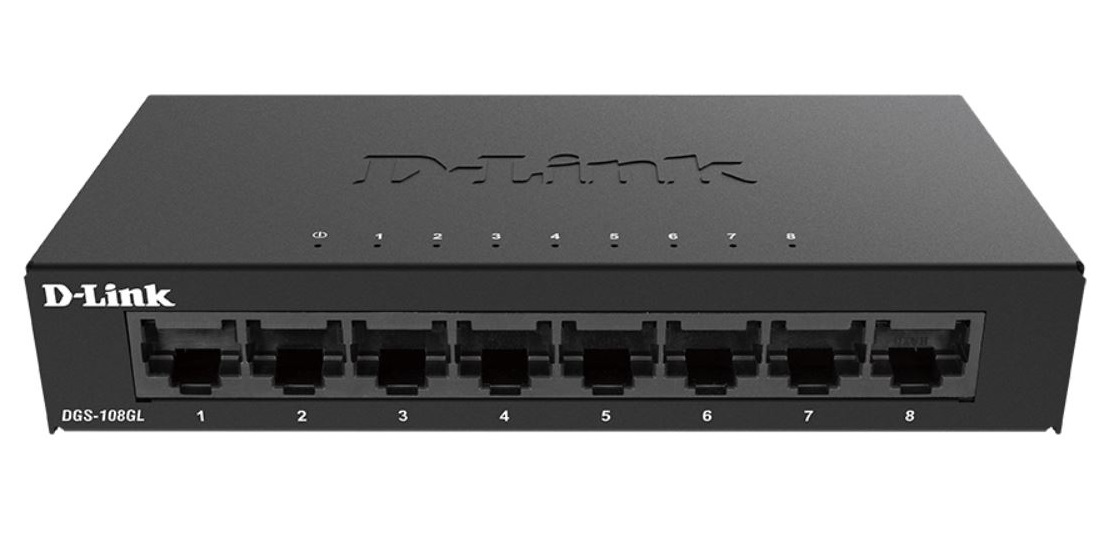 xyz - Switch D-LINK Gigabit Ethernet DGS-108GL/E - abc