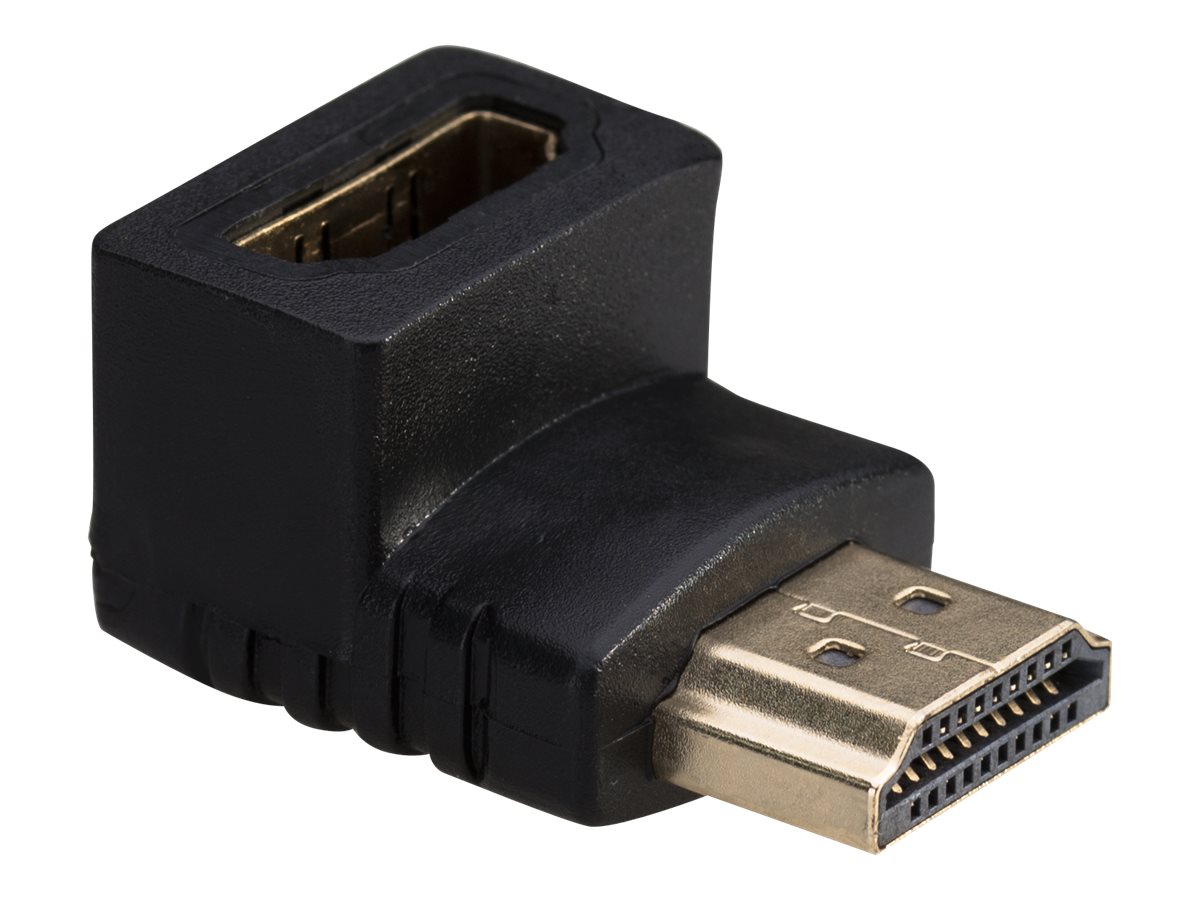 xyz - Adapter Cyfrowe złącze kątowe 90 st. Akyga AK-AD-01 HDMI - HDMI F-M - abc