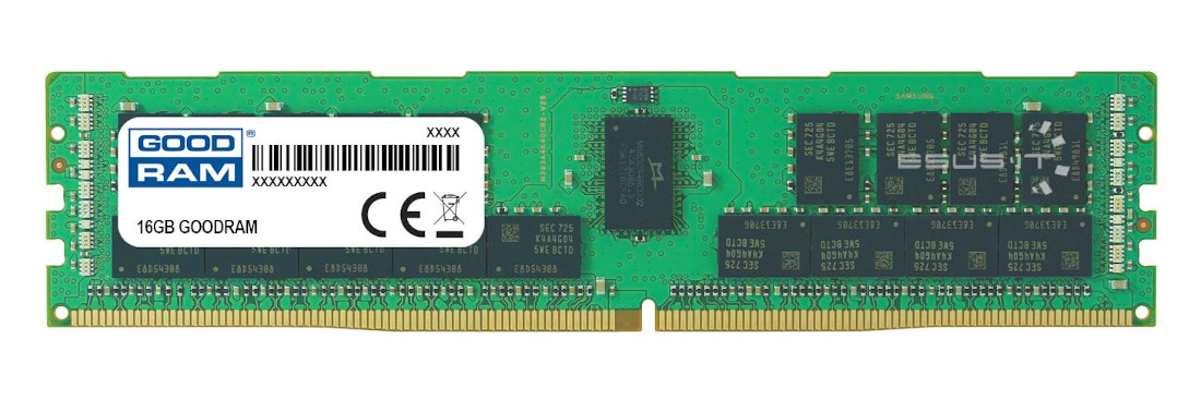 xyz - Pamięć RAM GoodRam W-MEM2133R4D416G DDR4 RDIMM 16GB 2133MHz (1x16GB) Rejestrowana ECC - abc