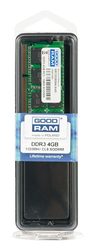 xyz - Pamięć RAM Goodram GR1333S364L9S/4G DDR3 1 x 4GB 1333 MHz CL9 1.5 V - abc