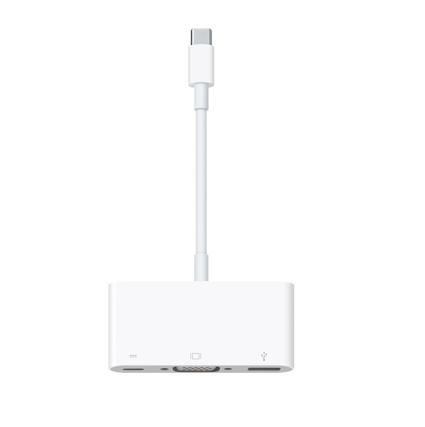 xyz - Wieloportowa przejściówka USB-C VGA Apple MJ1L2ZM/A Biała - abc