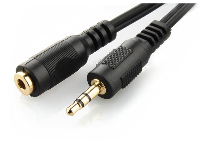 xyz - PRZEDŁUŻACZ MINIJACK M/F 5M GOLD GEMBIRD STEREO - abc