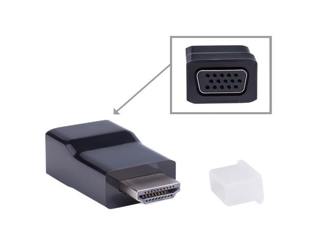 xyz - Gembird Adapter HDMI-A(M)->VGA(F) - abc