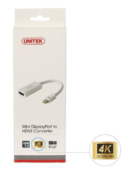 xyz - Adapter Unitek miniDisplayPort-HDMI 4K; Y-6331 - abc