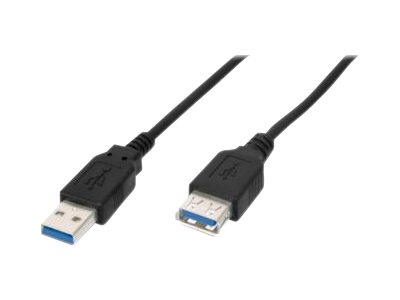 xyz - ASSMANN Przedłużacz USB3.0 SuperSpeed, USB A wtyk / USB A gniazdo, Cu AWG 28, 2x ekranowane, dł. 1.8m - abc