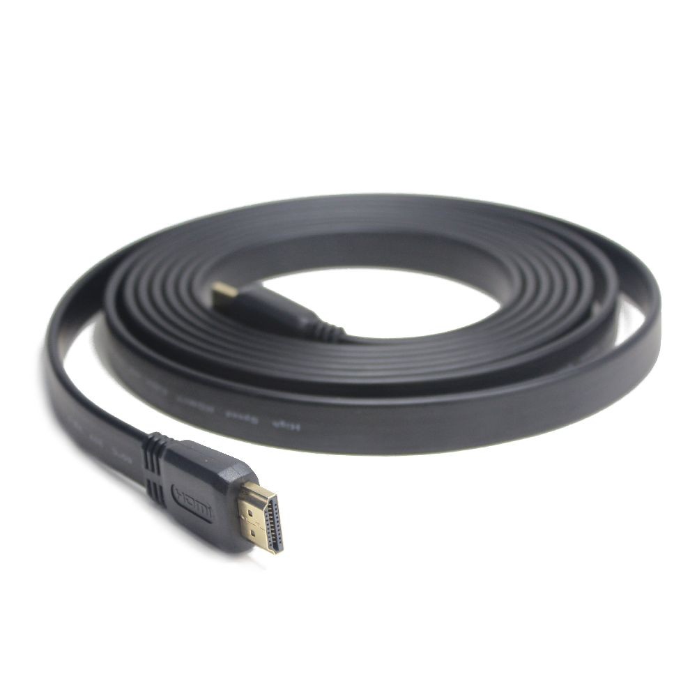 xyz - Gembird Kabel HDMI-HDMI v1.4 3D TV High Speed Ethernet  1.8M płaski (pozłacane końcówki) - abc