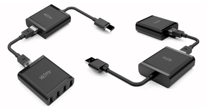 xyz - Przedłużacz Unitek USB 2.0 over IP do 100m do 4x USB; Y-2516 - abc