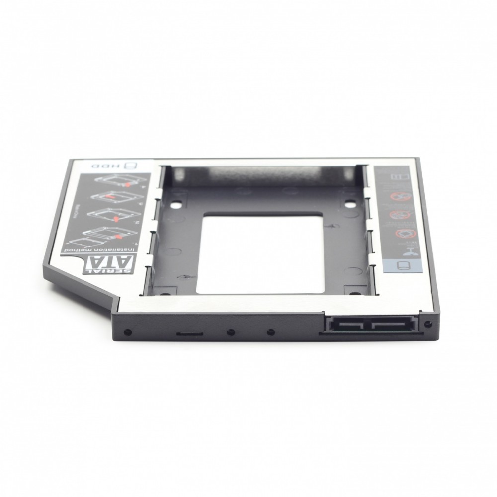 xyz - ADAPTER HDD RAMKA 5.25"->2.5" SLIM 9.5mm HDD W MIEJSCE CD/DVD GMB - abc