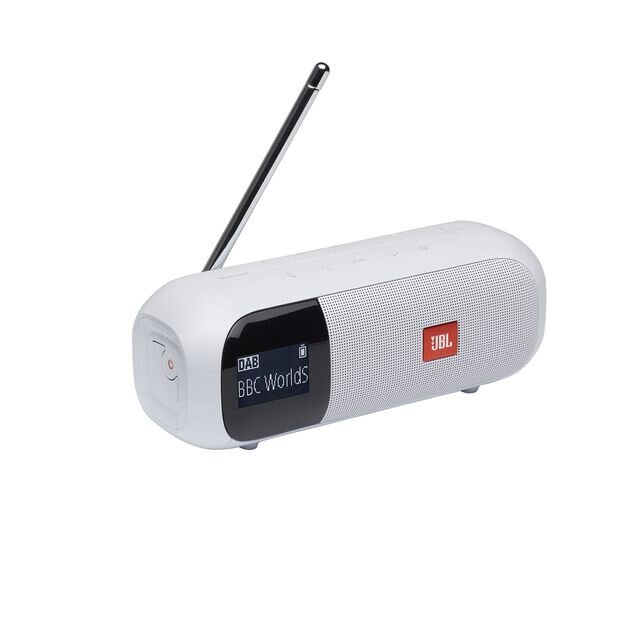 xyz - Głośnik bezprzewodowy JBL TUNER 2 Bluetooth z radiem DAB+ Biały - abc