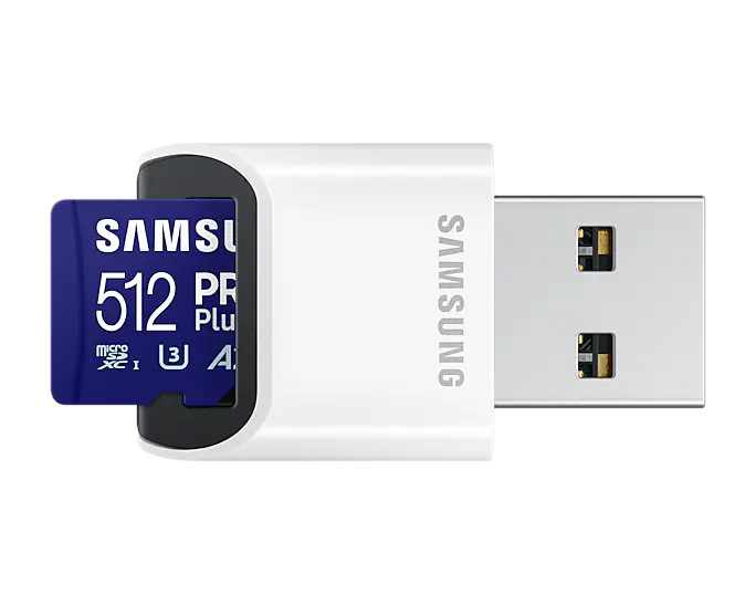 xyz - Karta pamięci microSD Samsung PRO Plus 2023 + czytnik 512GB - abc