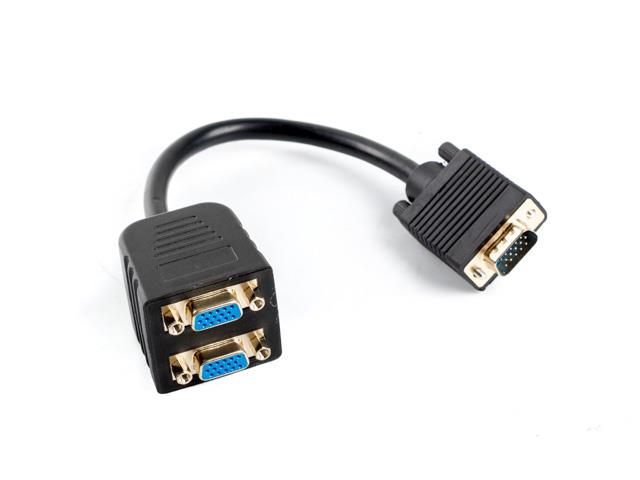 xyz - LANBERG Adapter VGA (M) -> 2x VGA (F) 20cm - abc