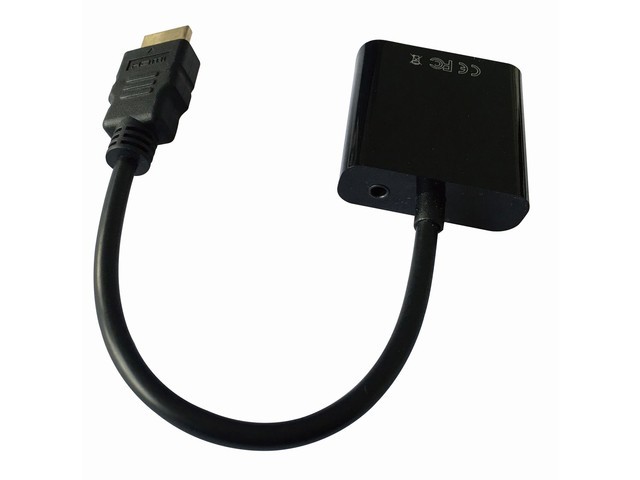 xyz - Adapter Gembird HDMI - VGA + audio M-F - abc