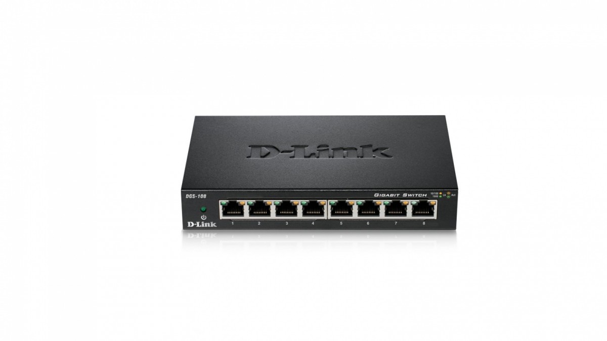 Switch D-Link DGS-108 L2 8x1GB Desktop