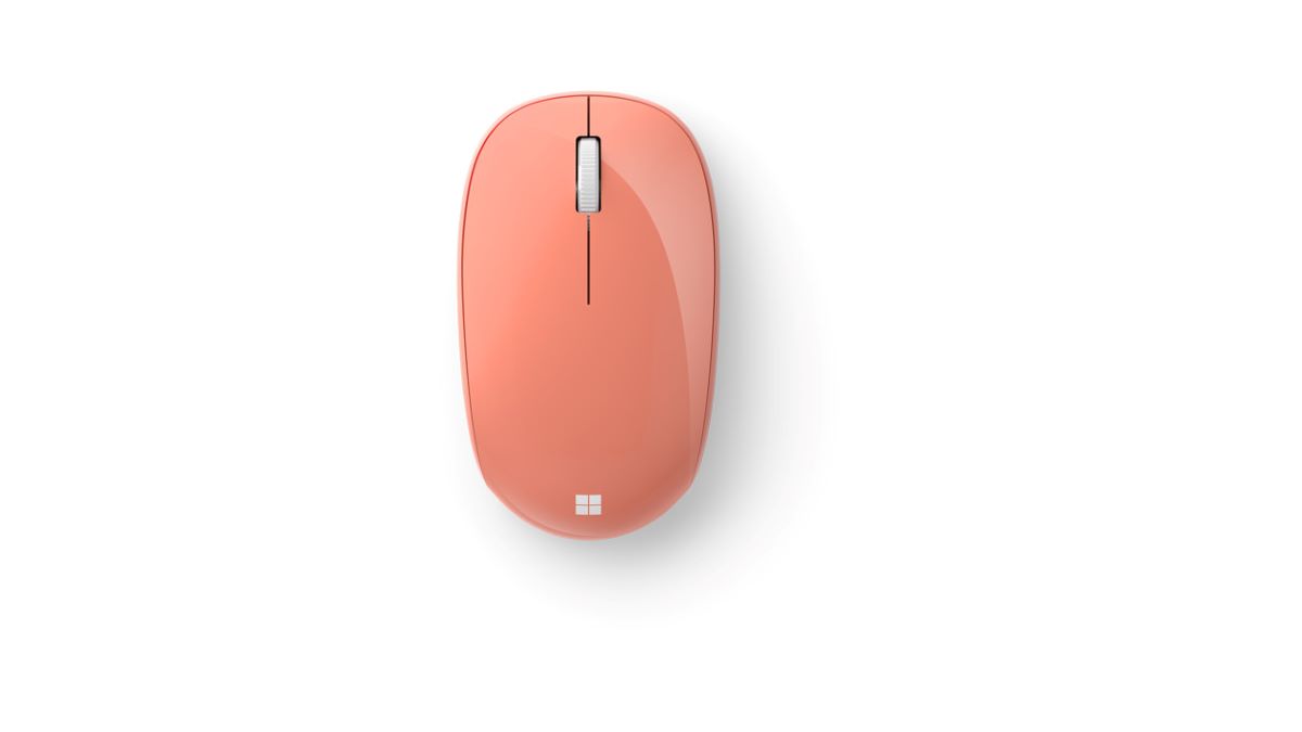 xyz - Mysz Microsoft Value Mouse Bluetooth Brzoskwiniowa - abc