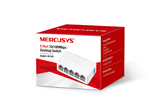 xyz - Switch Mercusys MS105 Biały - abc