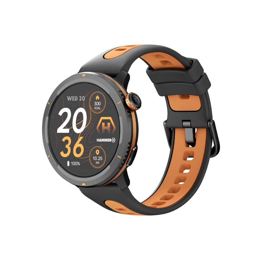 xyz - Smartwatch Hammer Watch 2 Lite czarno-pomarańczowy - abc