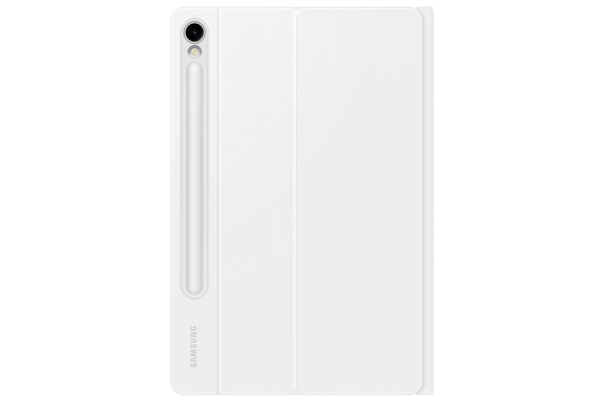 xyz - Etui Samsung Tab S10 Ultra \/ S9 Ultra bia\u0142y\/white Book Cover Keyboard - abc