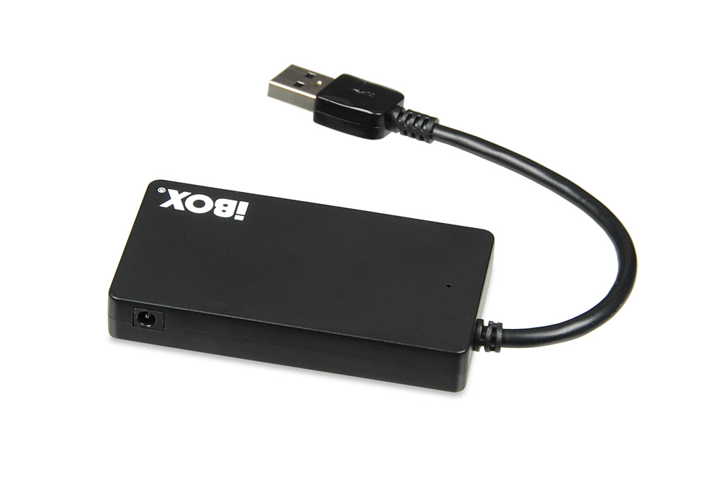 xyz - Hub USB iBox IUH3F56 czarny - abc