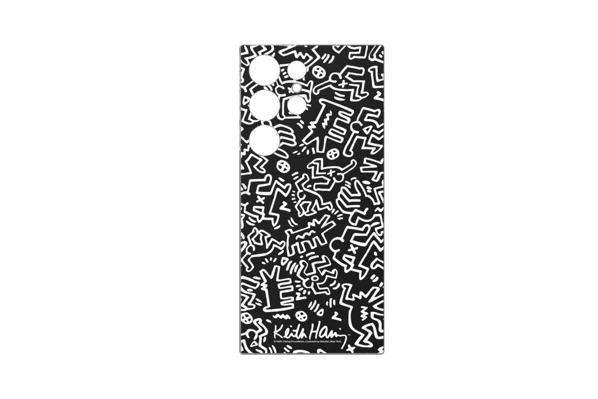 Wymienna płytka Samsung Keith Harring Flipsuit Card do Galaxy S24 ultra czarna