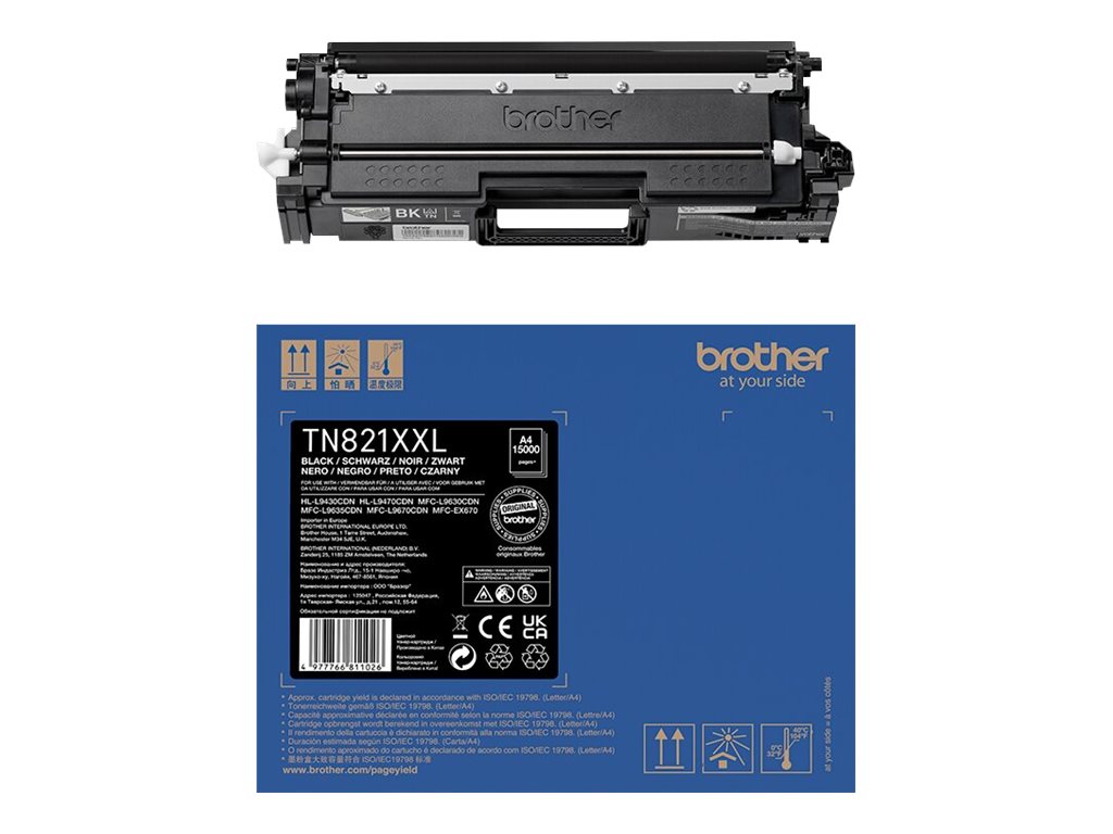 xyz - Toner Brother TN-821XXLBK do 15 000 stron - abc