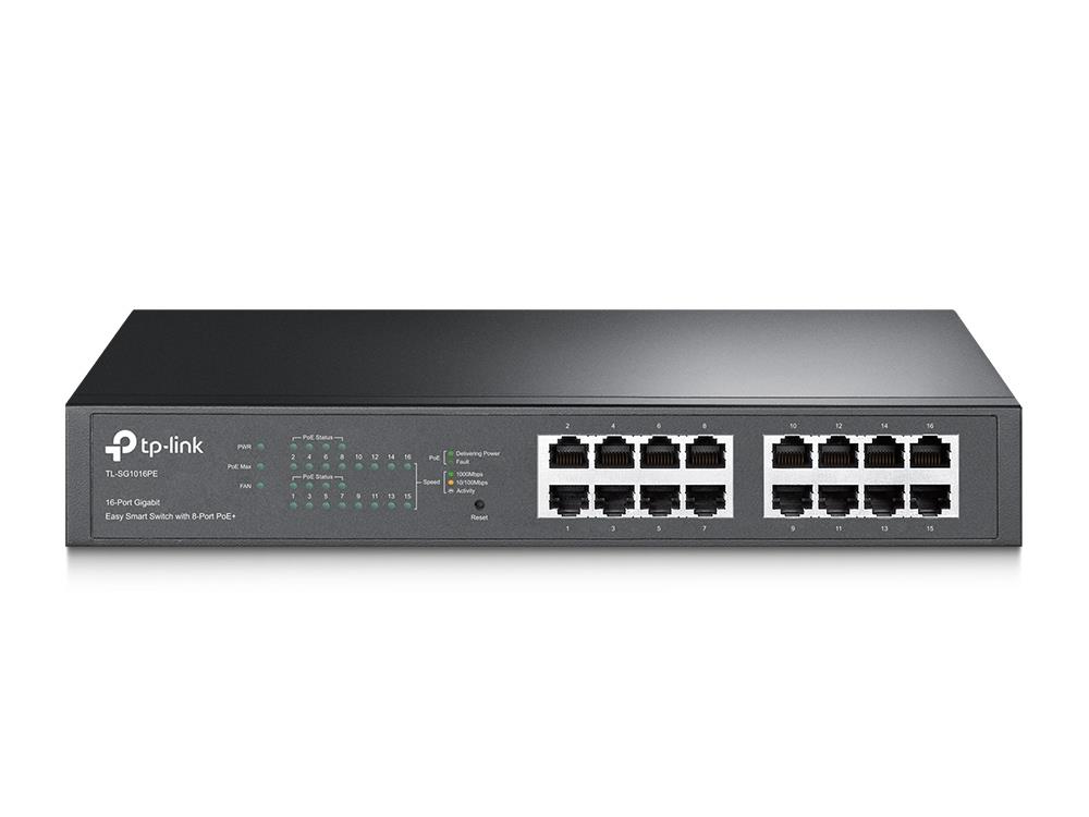 xyz - TP-LINK SG1016PE switch Smart 16x1GbE (8xPoE+) - abc