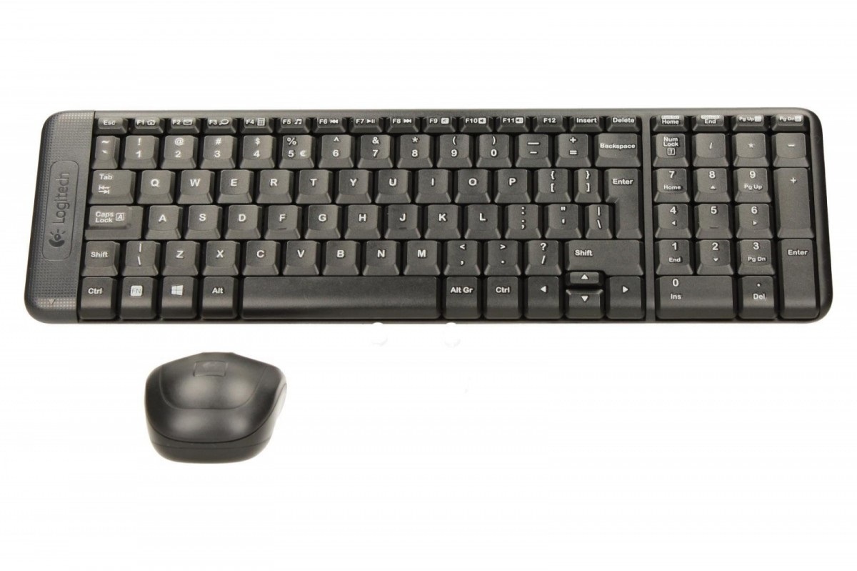 xyz - Zestaw klawiatura i mysz Logitech MK220 Czarny - abc