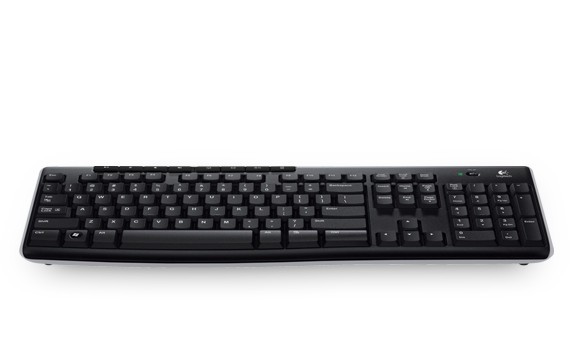 xyz - Klawiatura bezprzewodowa Logitech K270 920-003738 Czarna - abc