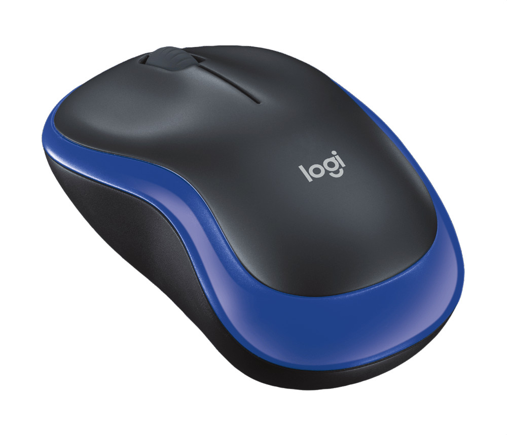 xyz - Mysz bezprzewodowa Logitech M185 910-002239 Niebieska - abc