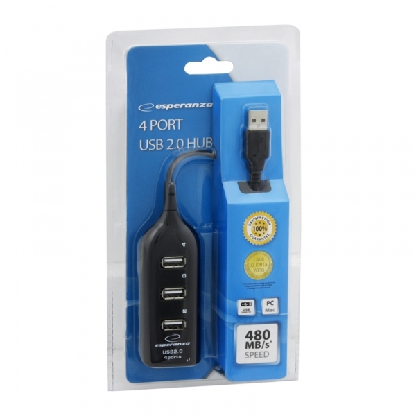 xyz - HUB USB Esperanza EA116 4-portowy - abc