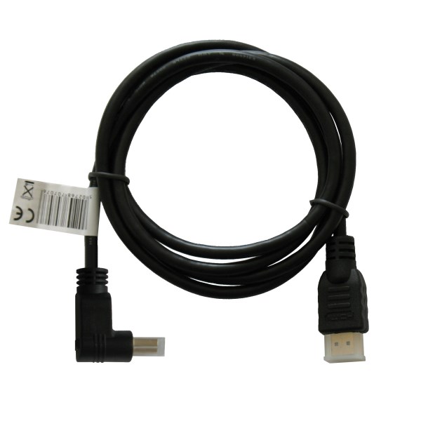 xyz - Kabel HDMI SAVIO CL-04 1,5m Kątowy Czarny - abc