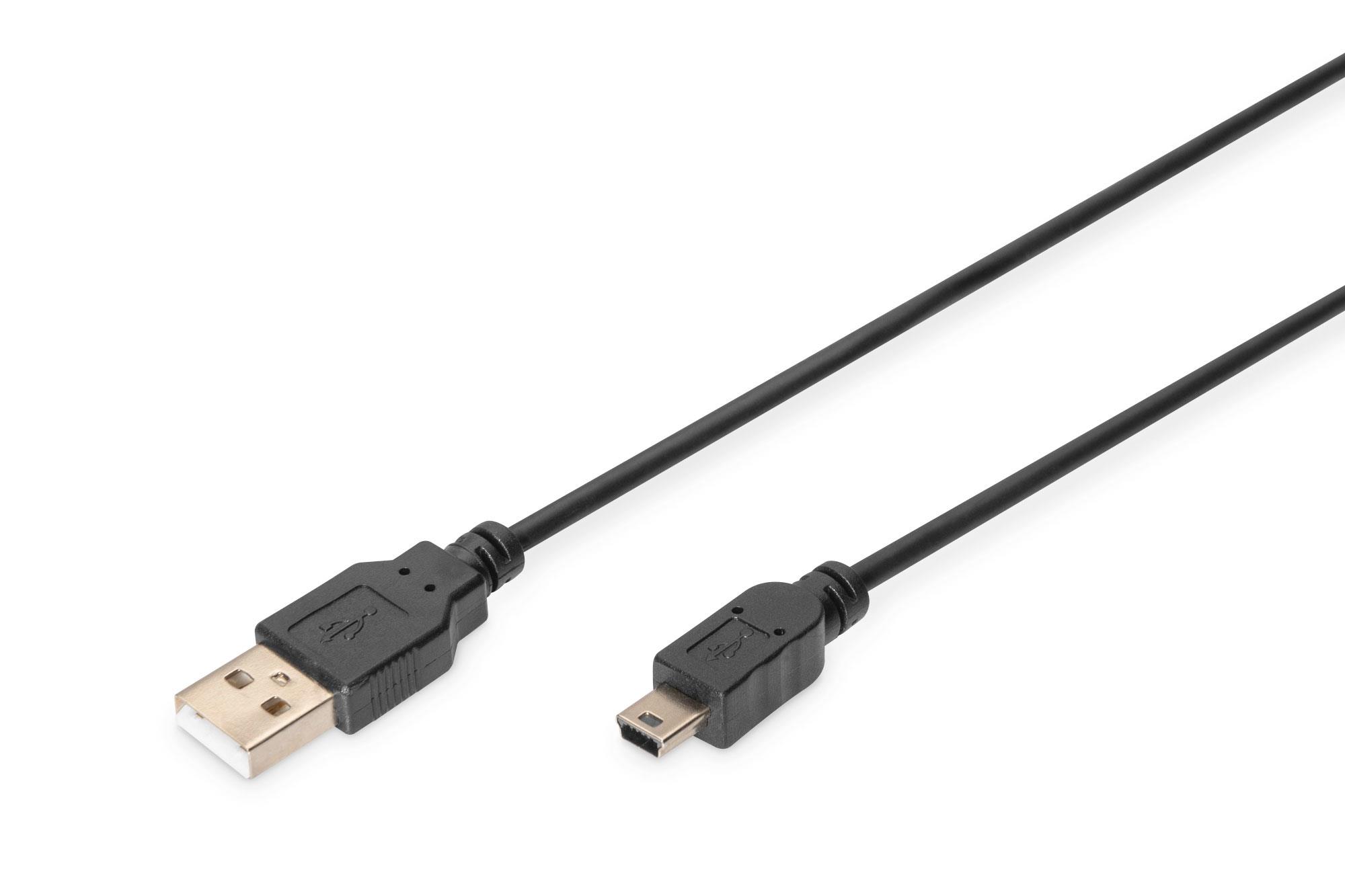 xyz - Kabel połączeniowy USB2.0 Canon USB A/miniUSB B 1m Assmann - abc