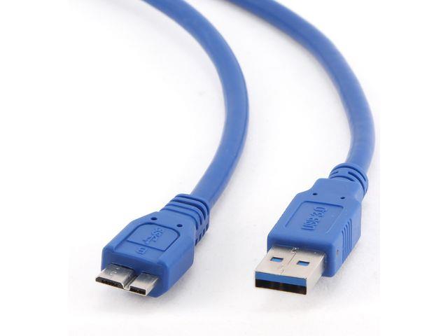 xyz - Kabel Gembird ( micro USB - USB 3.0 M-M 0.5m niebieski ) - abc