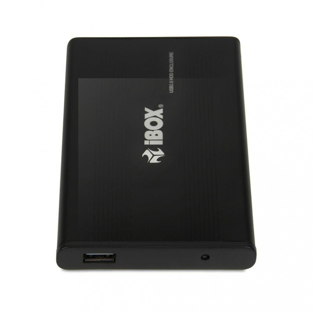 xyz - Obudowa HDD 2.5" iBOX HD-01 USB 2.0 czarna, aluminium - abc