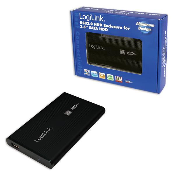 xyz - Obudowa HDD LogiLink UA0041B 2,5" SATA HDD USB 2.0 - abc