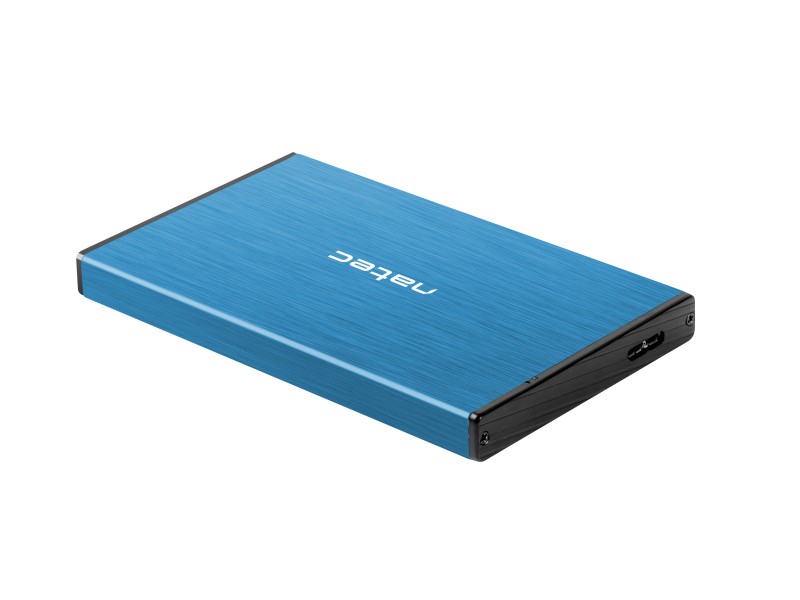 xyz - Obudowa na dysk NATEC Rhino Go NKZ-1280 (2.5"; USB 3.0; Aluminium; niebieski) - abc