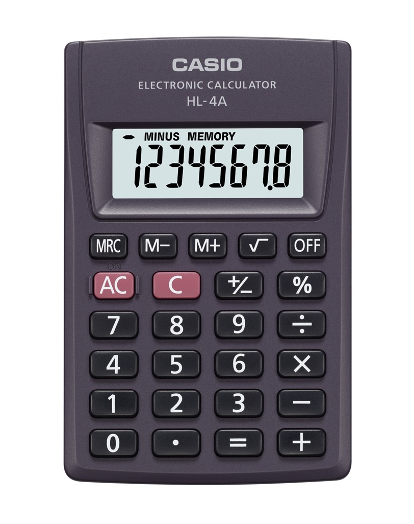 Kalkulator Casio HL-4A BOX czarny