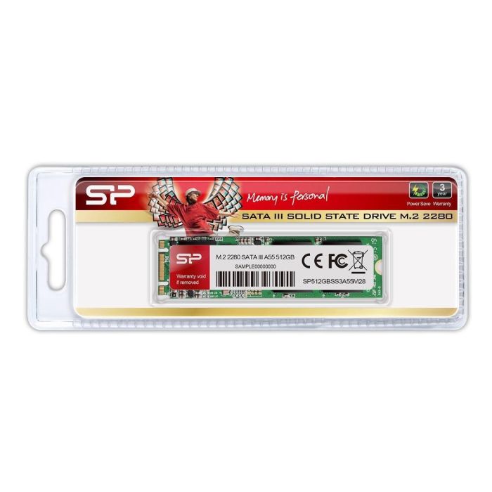 Dysk SSD Silicon Power A55 512GB M.2 2280 SATA3 (560/530 MB/s) main product photo