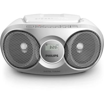 xyz - Boombox Philips AZ215S/12 srebrny - abc