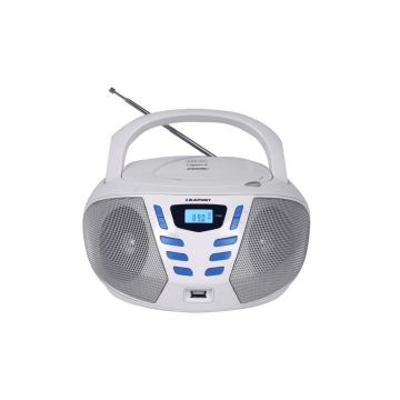 xyz - Boombox Blaupunkt BB7WH USB, biały - abc