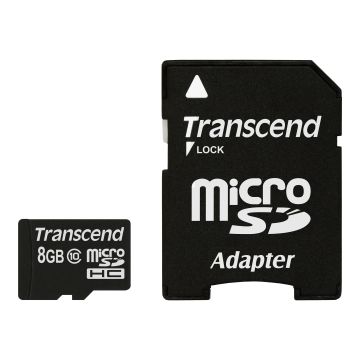 xyz - TRANSCEND TS8GUSDHC10 MICRO SDHC 8GB - abc