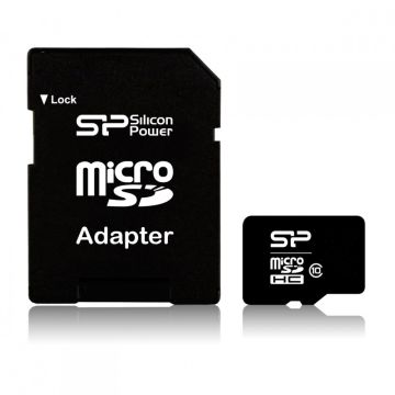 xyz - Karta pamięci MicroSDHC Silicon Power 16GB Class 10 + adapter - abc