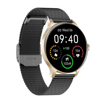 xyz - Smartwatch Garett Classy złoto-czarny - abc