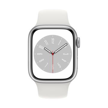 xyz - Smartwatch Apple Watch Series 8 GPS srebrno-biały - abc