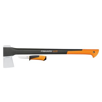 xyz - Zestaw Fiskars siekiera X21 + nóż Hardware - abc