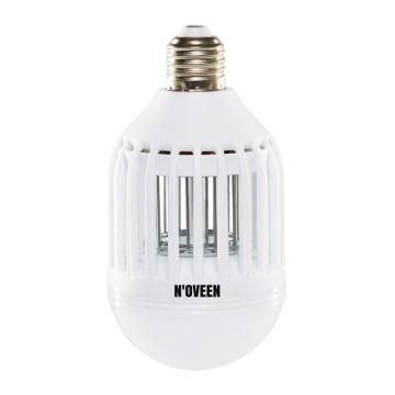 xyz - Żarówka z funkcją lampy owadobójczej NOVEEN IKN804 LED 8W biała - abc